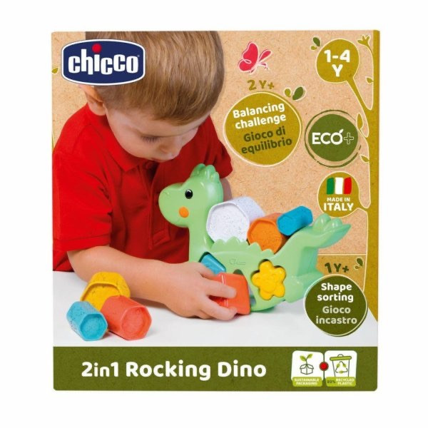 Chicco Brinquedo Eco Dino Equilibrista 2 em1