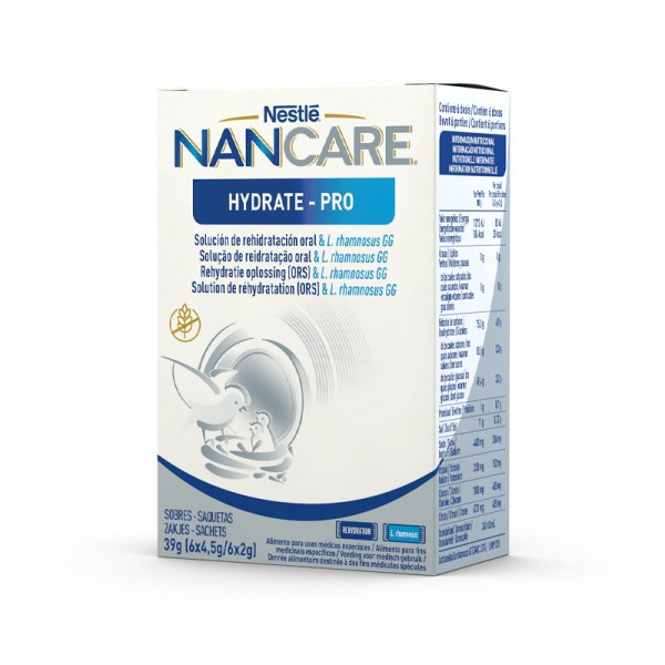 Nancare Hydrate Pro Saquetas 4,5g x6 + Saquetas 2g x6 