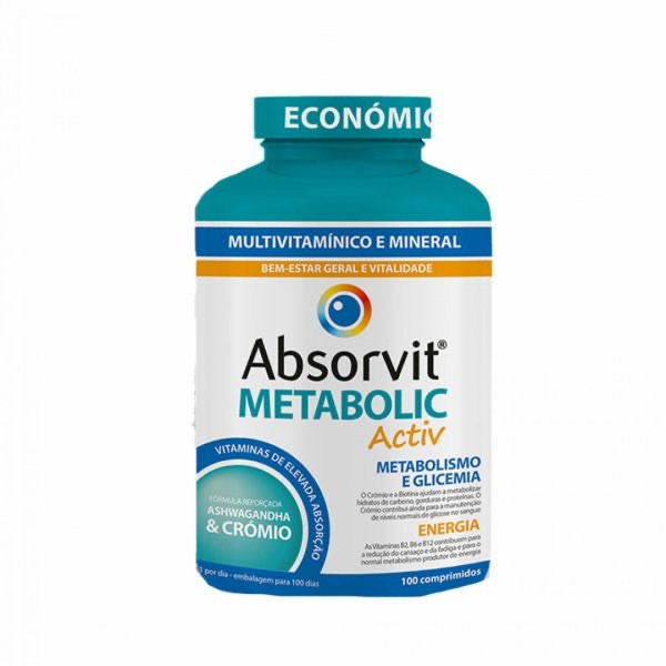 Absorvit Metabolic Activ Comprimidos X100