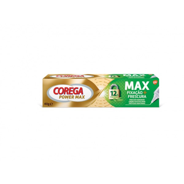 Corega Máxima Fixação+ Frescura Creme Dentário 40g