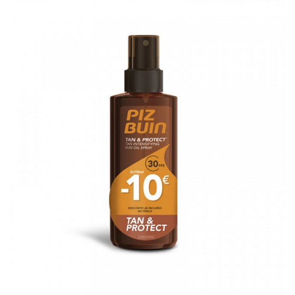 Piz Buin Tan Protect Óleo em Spray SPF15+ 150ml x2