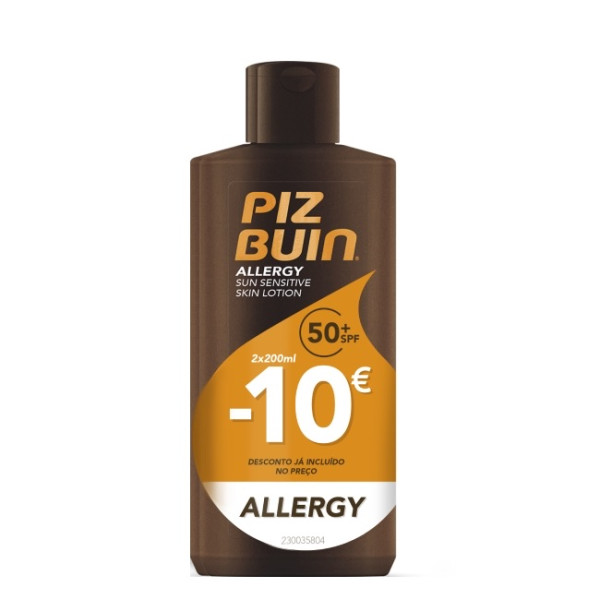 Piz Buin Allergy Loção Corporal SPF50+ 200ml x2