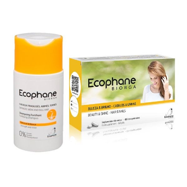 Biorga Dermatologie Ecophane Comprimidos x60 + Oferta Champô Fortificante 200ml