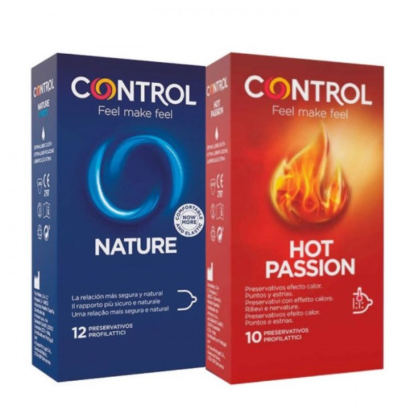 Control Nature Preservativo (X12 Unidades) + Oferta Hot Passion Preservativo (X10 Unidades)