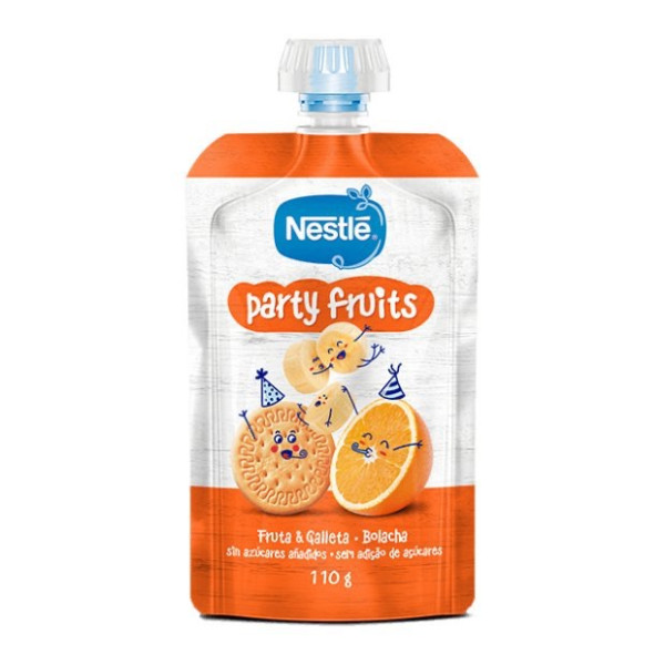 Nestlé Pacotinhos Fruta/Bolacha110g 12M+