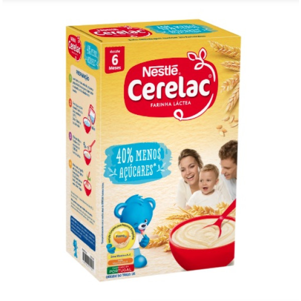 Cerelac Farinha Láctea -40% Açúcares +6M 900g