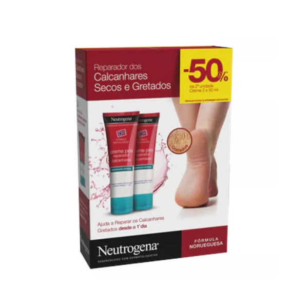 Neutrogena Pés Reparador Calcanhares Secos e Gretados 50ml Duo