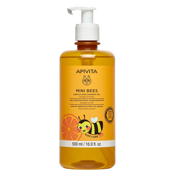 Apivita Mini Bees Gentle Kids  Gel de Laranja e Mel 500ml