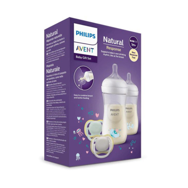 Philips Avent Natural Response Baby Gift Set +1M