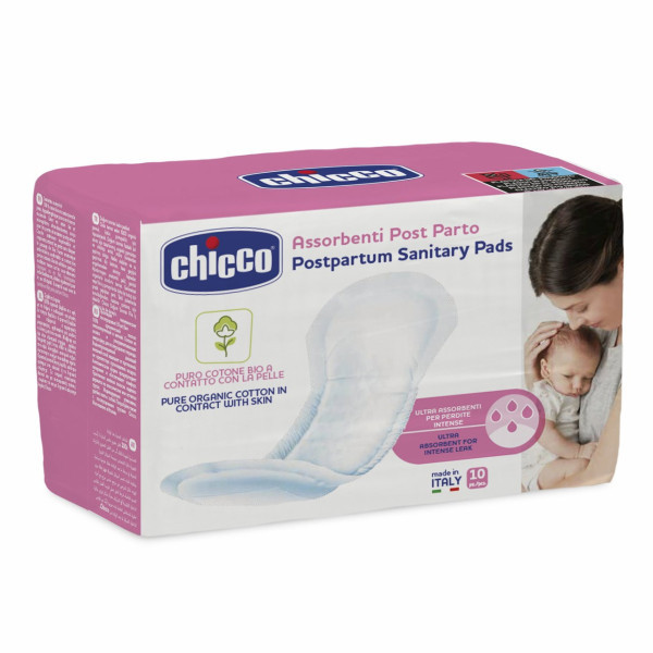 Chicco Pensos Pós Parto Algodão Orgânico X10