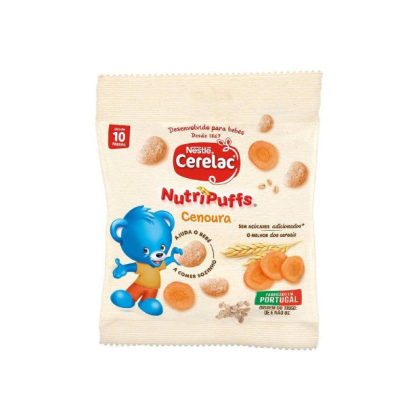 Cerelac Nutripuffs Snack Cenoura 7g 10m+