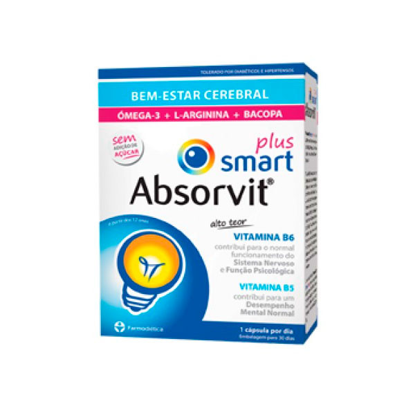 Absorvit Smart Extra Plus 30 Cápsulas + 30 Ampolas