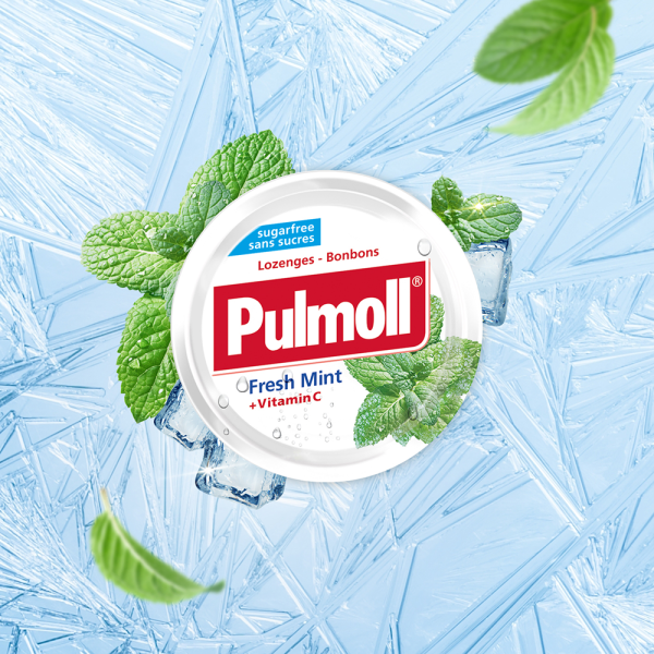 Pulmoll Pastilhas Vitamina C Menta Fresca 45g