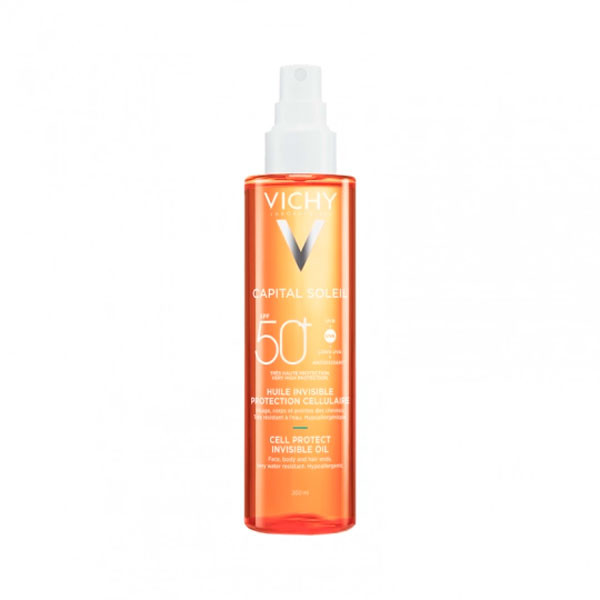 Vichy Soleil Óleo Invisível Cell Protect SPF50+ 200ml