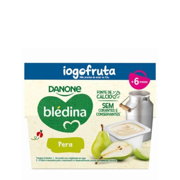 Blédina Iogofruta Pêra 4x95g +6m