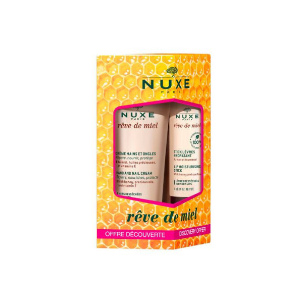 Nuxe Rêve de Miel Creme de Mãos + Stick Labial