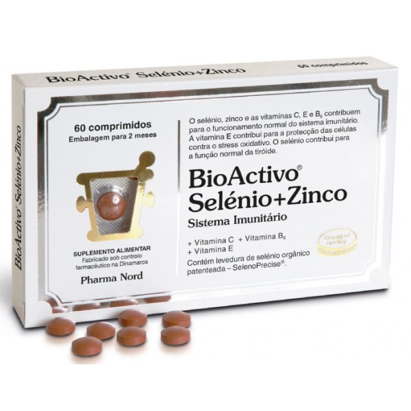 BioActivo Selénio+Zinco Comprimidos x60