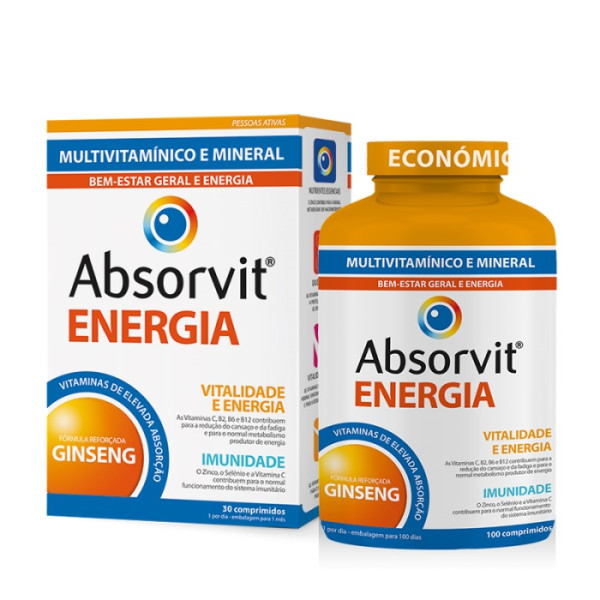 Absorvit Energia Comprimidos x30