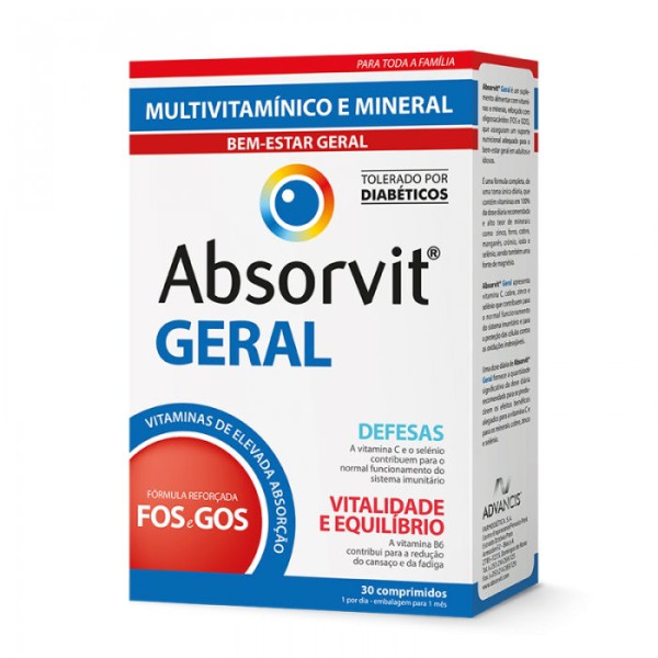 Absorvit Geral Comprimidos X 30