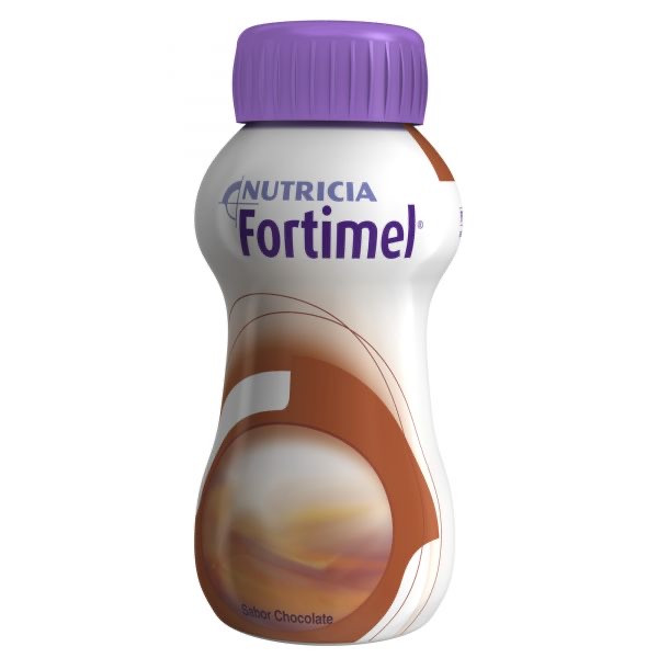 Fortimel Sol Chocolate 200ml X4 emul oral frasco