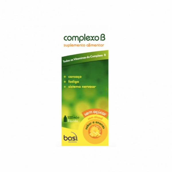 Complexo B Baxi Xarope Solução Oral Ananás 100ml 