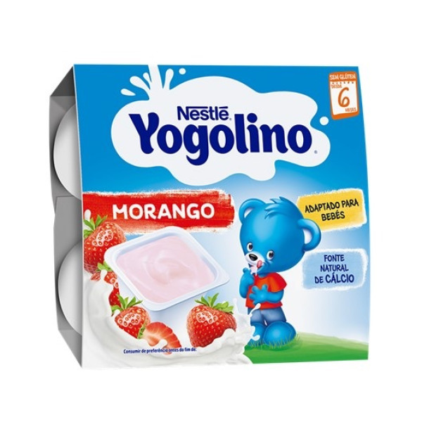 Nestle Yogolino Morango 4x100 6m+