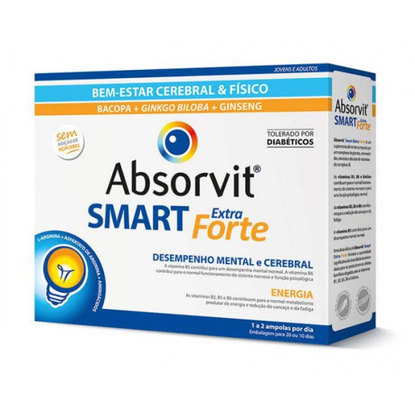 Absorvit Smart Extra Forte Ampolas 10ml x30