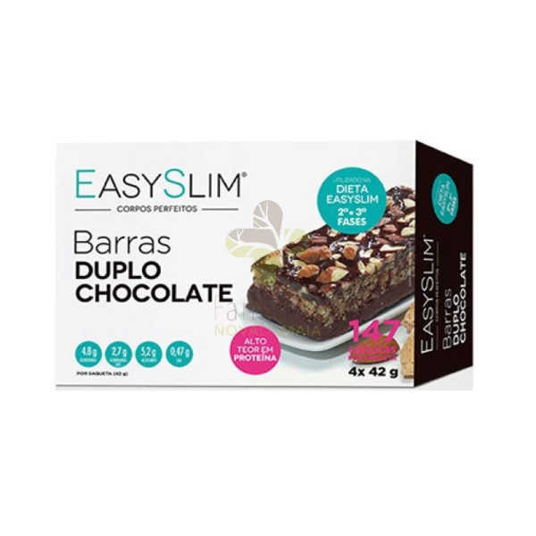 Easyslim Barras Chocolate Duplo 42g x4