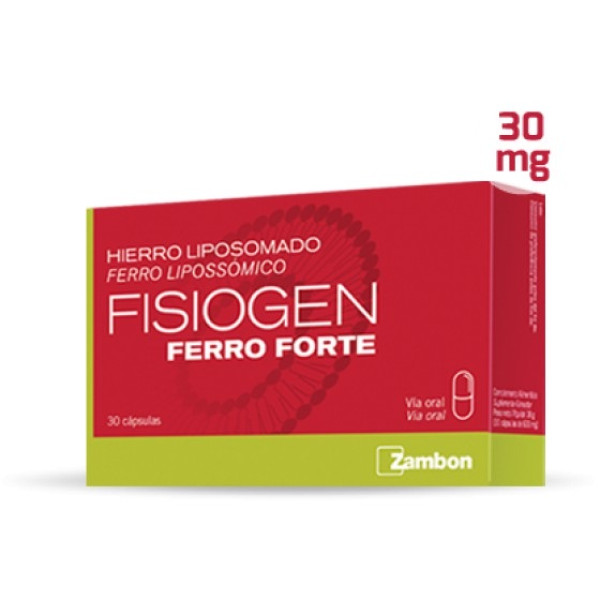 Fisiogen Ferro Forte Cáosulas x30