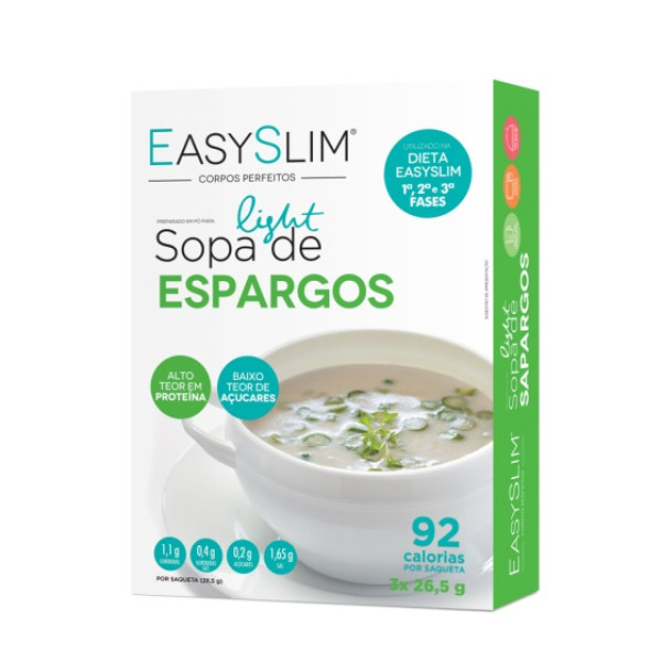 Easyslim Saquetas Sopa Light Espinafres 26,5x3