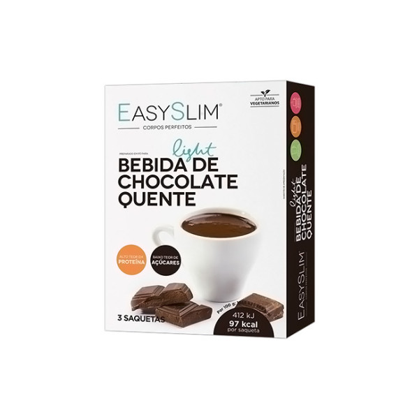 Easyslim Saquetas Chocolate Quente 26,5gx3