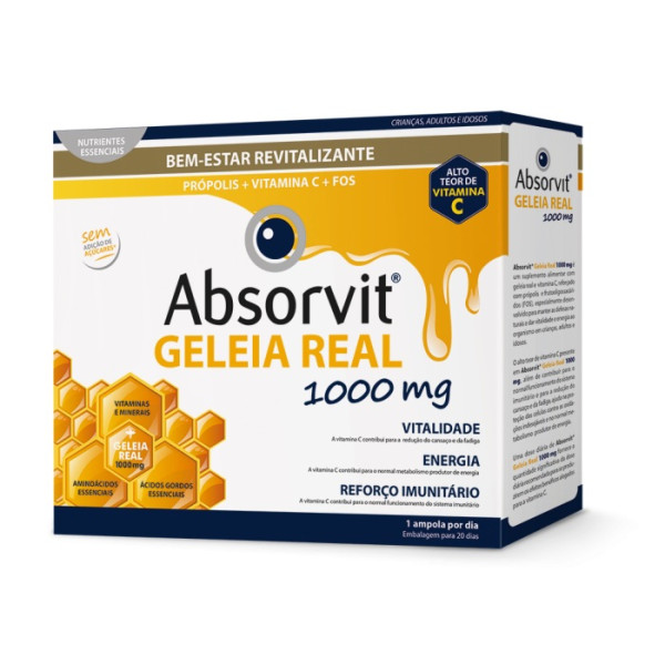 Absorvit Geleia Real Ampolas Bebíveis 10ml x20