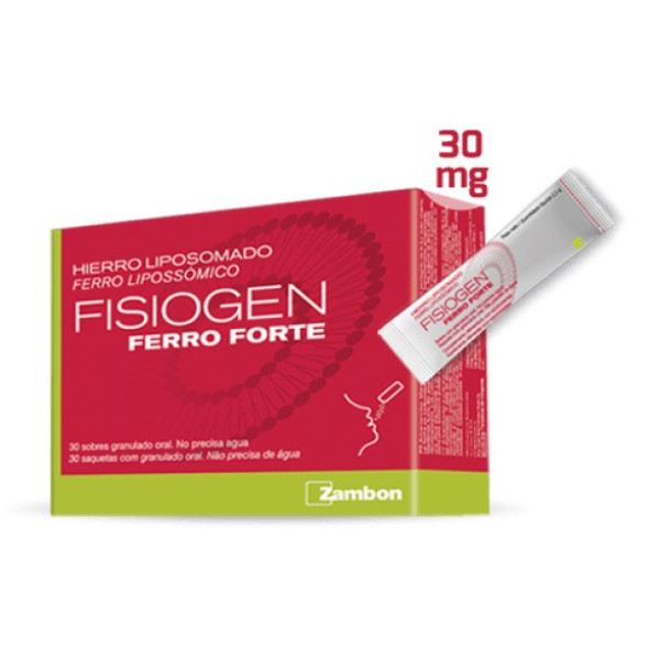 Fisiogen Ferro Forte Saquetas Granulado x30