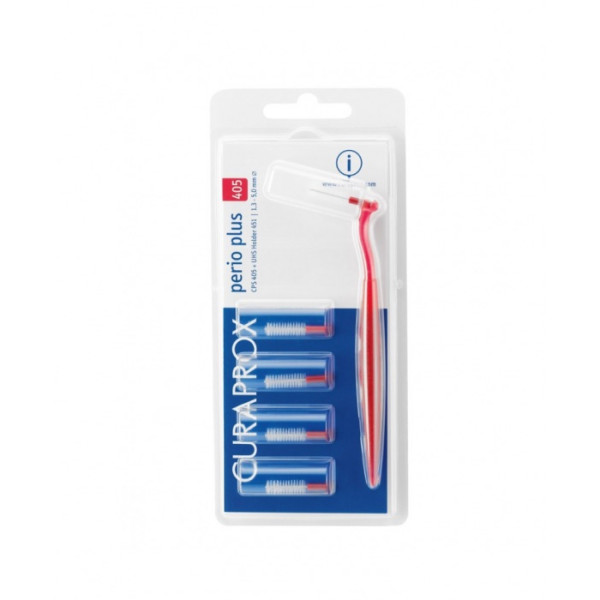 Curaprox Perio Plus Kit Escovilhão Interdental Cps 405 x5 Com Cabo Uhs 451