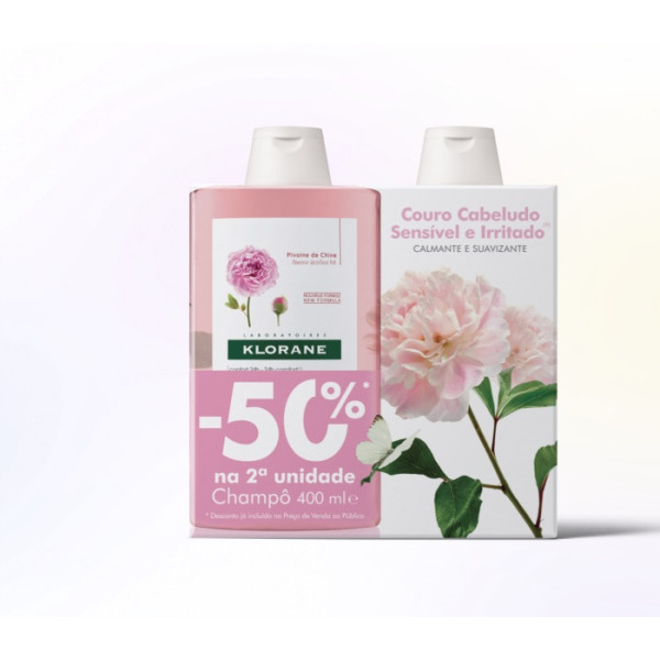 Klorane Champô com Peónia 400ml