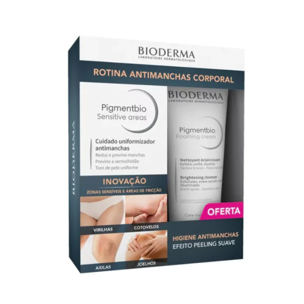 Bioderma Pigmentbio Sensitive Areas 75ml + Foaming Cream 200ml