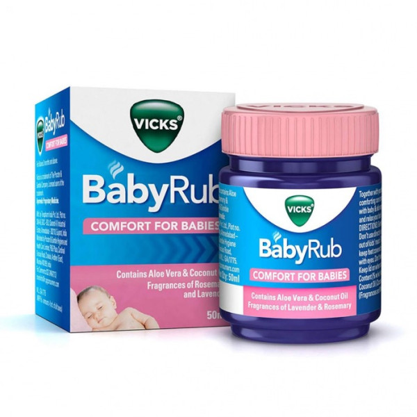 Vicks Babyrub Pomada Hidratante Calmante 50g