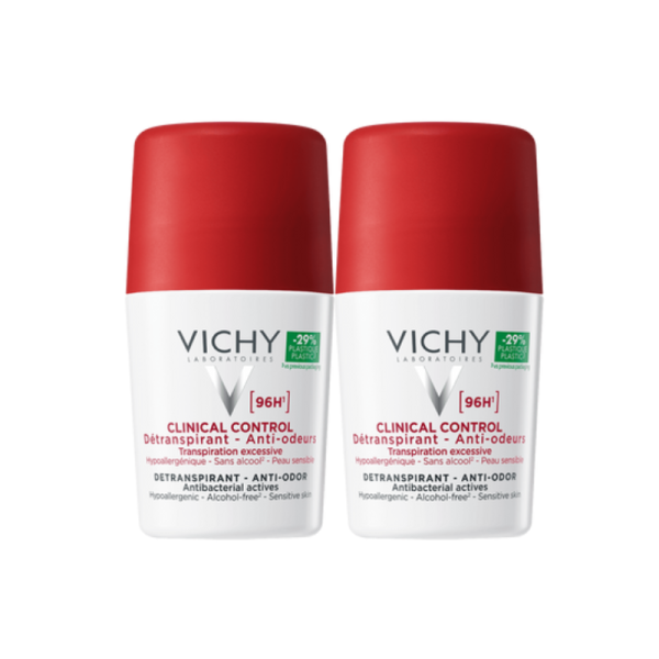 Vichy Desodorizante Roll-on Antitranspirante 96H 50ml X 2  |  Preço especial