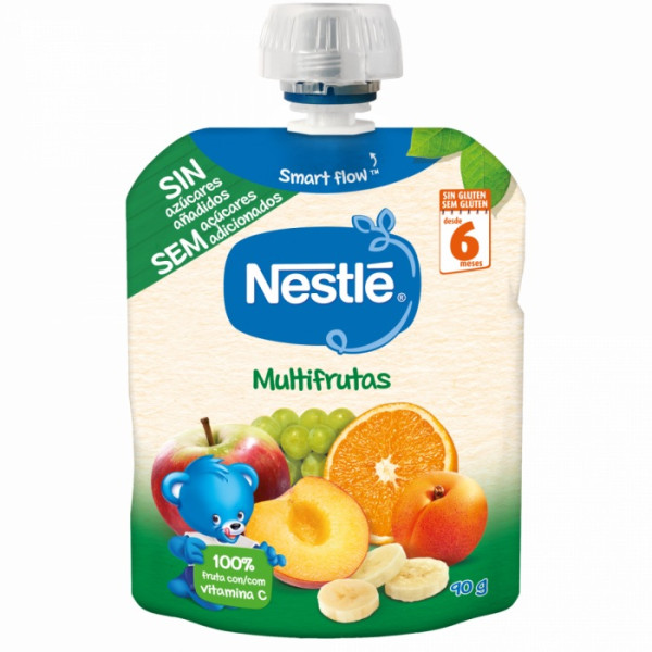 Nestlé Pacotinhos Multifrutas 90g 6M+