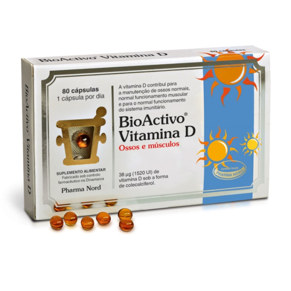 Bioactivo Vitamina D Cápsulas x80