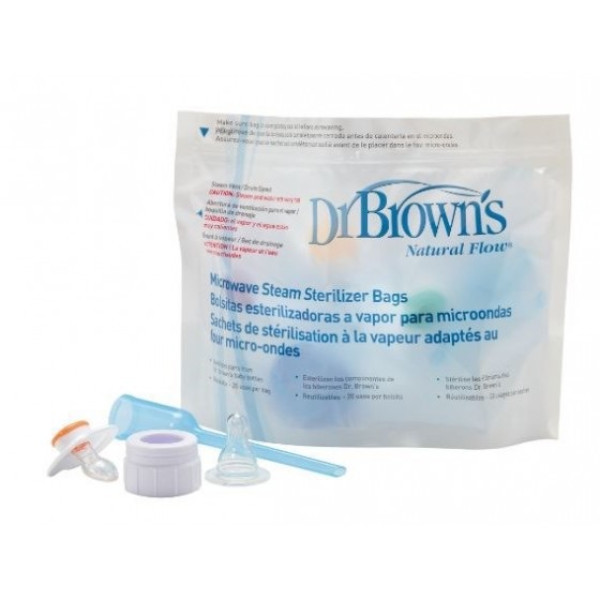 Dr Browns Saco Esterilização Microondas x5