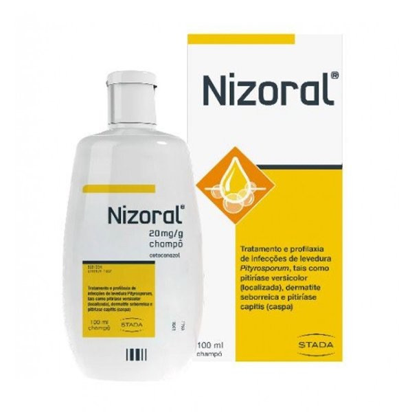 Nizoral, 20 mg/g-100 mL x 1 champô frasco