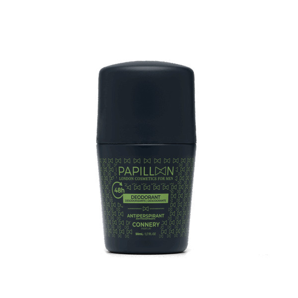 Papillon Desodorizante Roll-On é um cuidado masculino complementar de higiene corporal, indicado para todos os tipos de peles..jpg